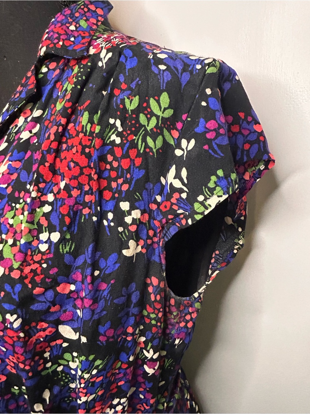 CONVERSATIONS BY ANTHROPOLOGIE 35 of 52 FLORAL MIDI DRESS SIZE 8 - Picture 3 of 10